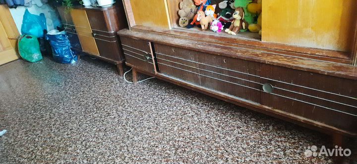 Сервант,подсервантник дуб,60-е г.Германия