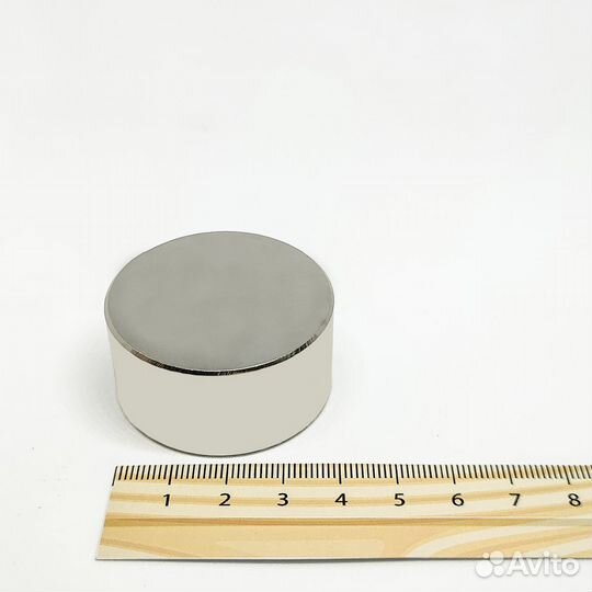 Неодимовый магнит 45х15 мм (диск)