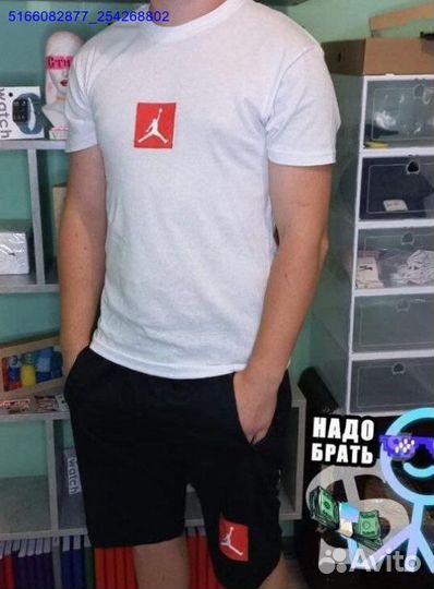 Спортивный костюм футболка + шорты (Арт.94032)