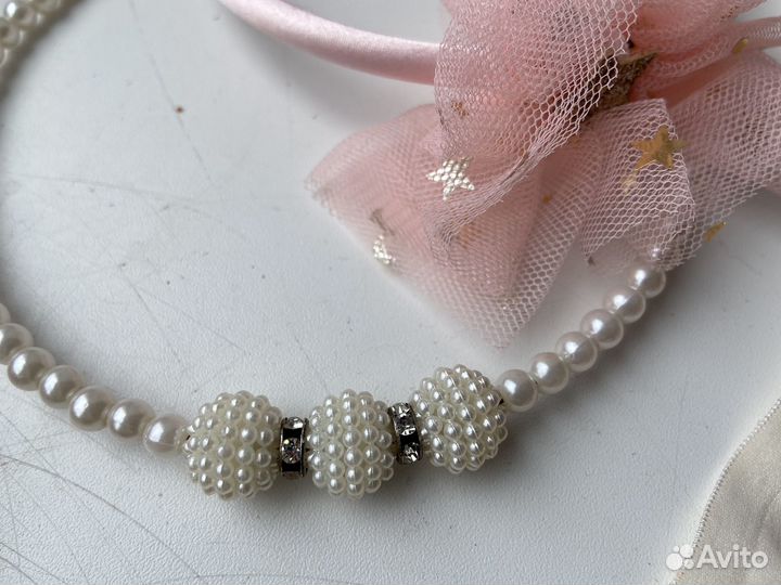 Ободки заколки повязки резинки для девочки