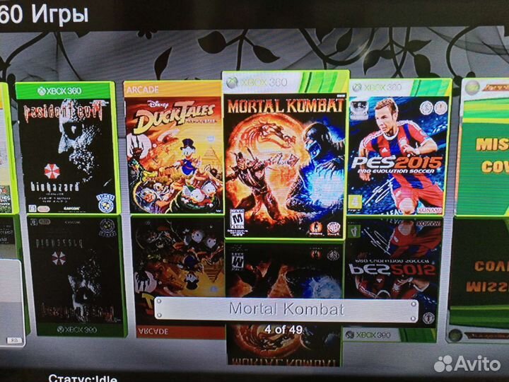 Xbox 360 прошит Фрибут + 50 игр