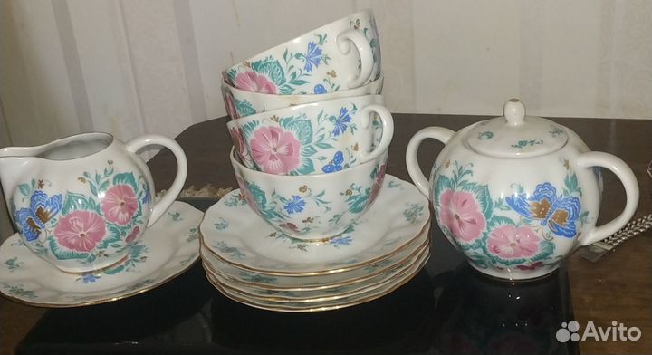 Фарфоровый чайный сервиз лфз