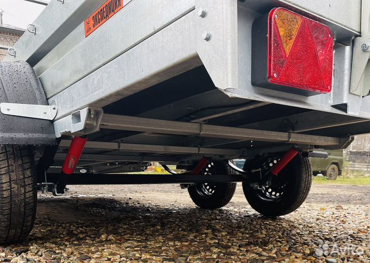 Прицеп 3.6м двухосный без каркаса