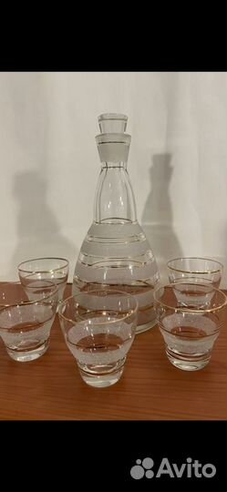 Штоф графин со стопками СССР