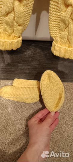 Вязаный комбинезон