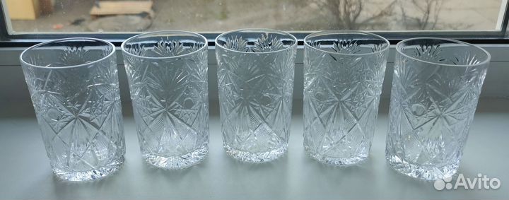 Хрусталь ссср,стаканы,стопки,бокалы,кружки