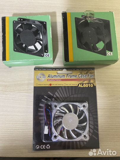 Кулер вентилятор Evercool и Voltcraft для пк