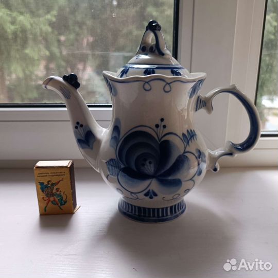 Гжель Сахарница Конфетница Чайник