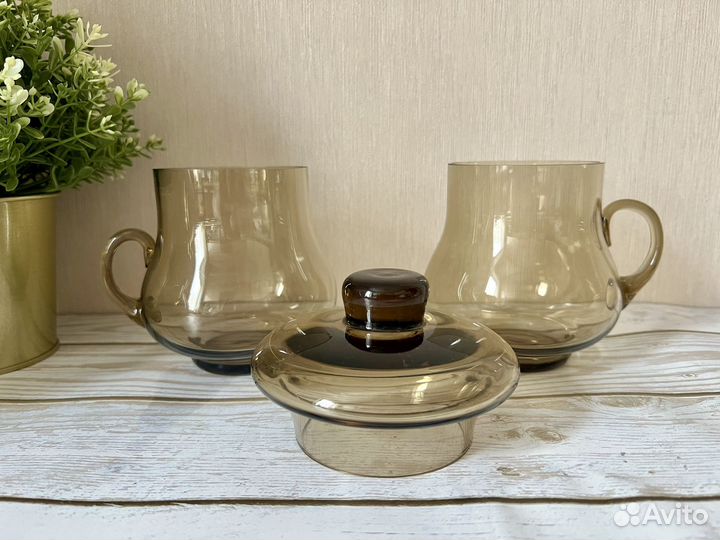 Кружка цветное стекло большая кружка СССР