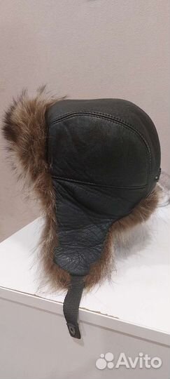 Мужская зимняя шапка ушанка меховая