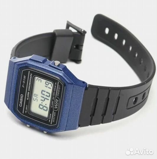 Часы мужские casio F-91WM-2A