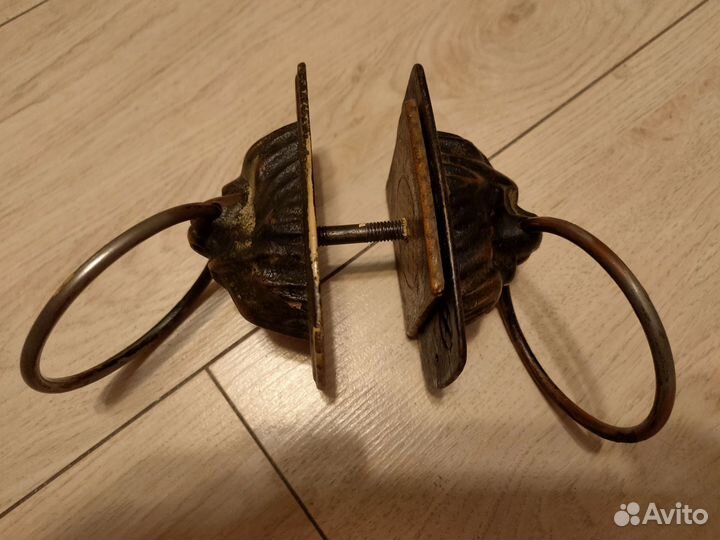 Дверные ручки голова льва пара ретро винтаж