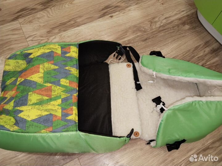 Матрас для санок с чехлом для ног