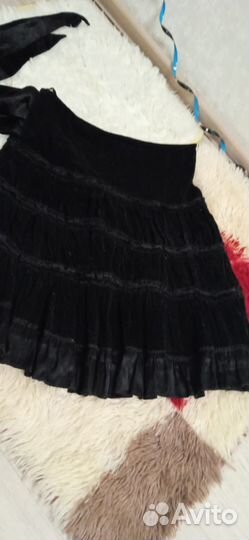 Юбка вельветовая теплая