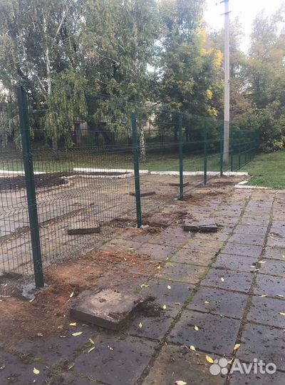 Забор сетка 3D