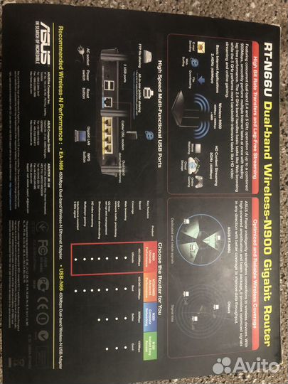 Wifi роутер asus RT-N66U
