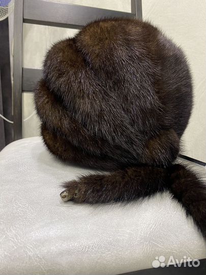 Шапка норковая женская новая
