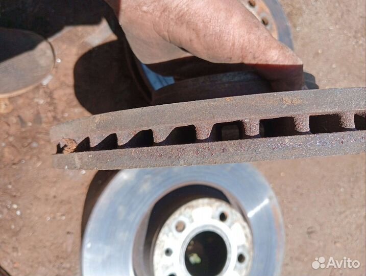 Диски тормозные ауди а6с6 F4 quattro 3.2