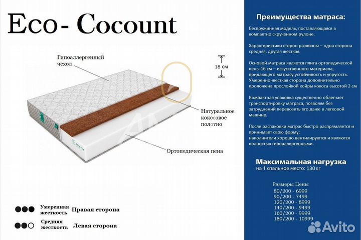 Матрас 160x200