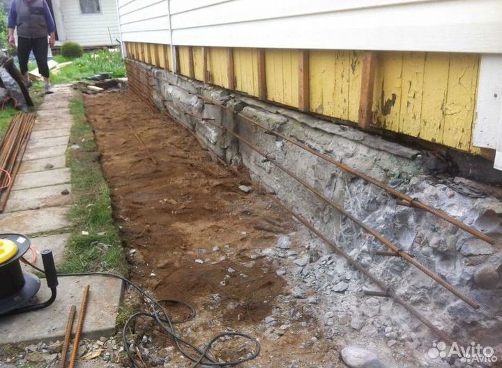 Поднятие домов замена венцов