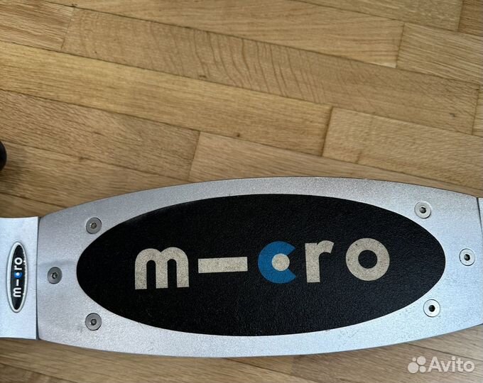 Самокат micro kickboard compact silver