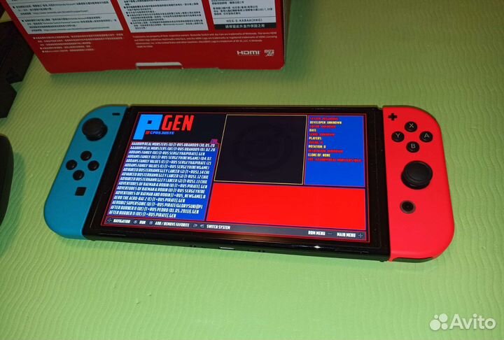Nintendo switch oled прошит 192 GB