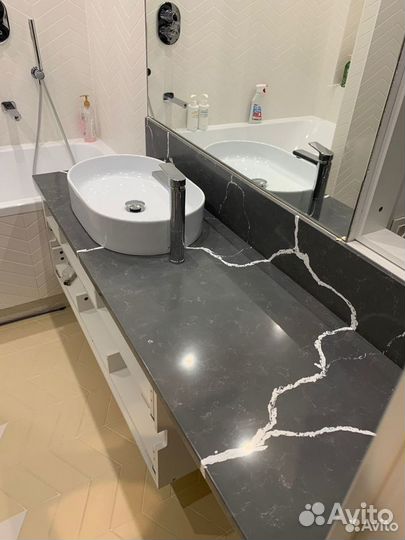 Каменая Столешница для Ванной