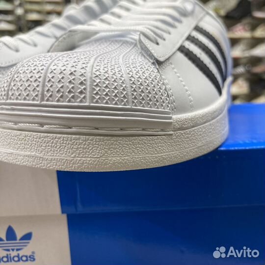 Кроссовки Superstar white black размер 44