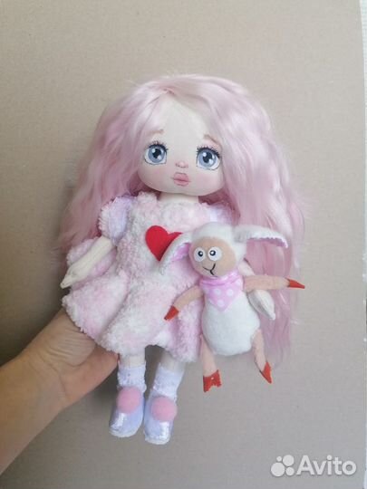 Кукла текстильная 25 см