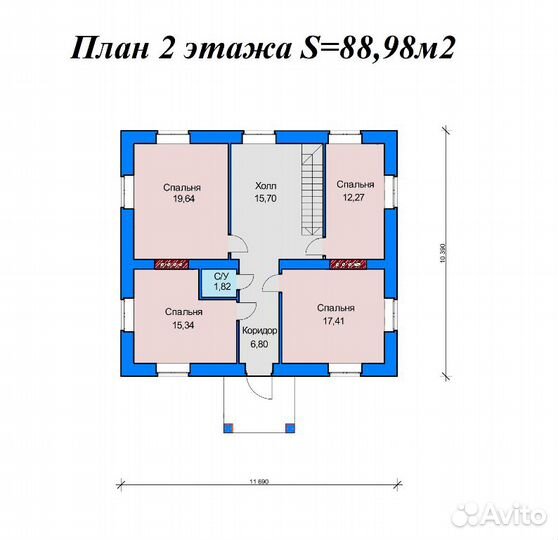 Проекты домов для ипотеки и строительства - 204,7