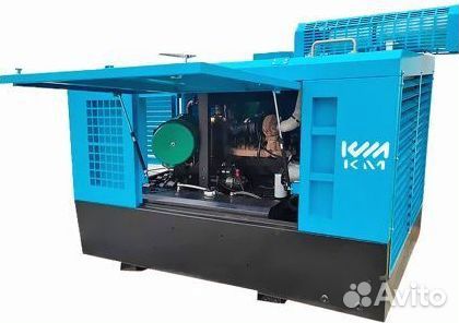 Компрессор дизельный новый KraftMachine км-9/8-вдш