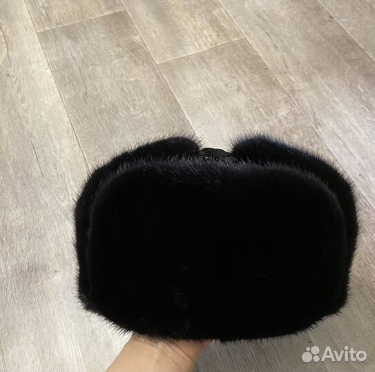 Норковая шапка мужская