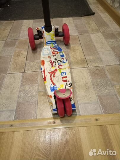 Самокат детский трехколесный бу