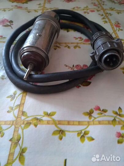 Вилка кабельная шр20п3эг7, 1958г выпуска, со щупом