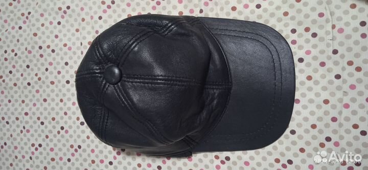 Кожаная кепка