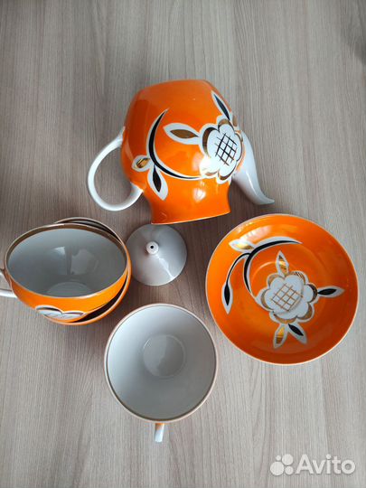 Чайные пары винтажные Дулево