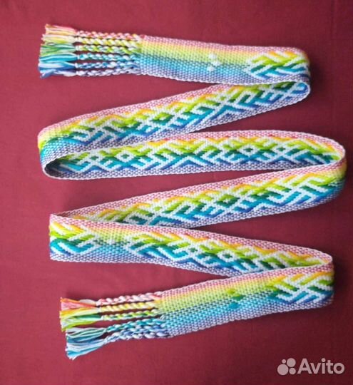 Пояс славянский тканый