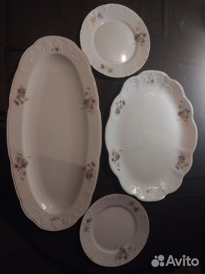 Набор из 2 блюд и 2 тарелок 