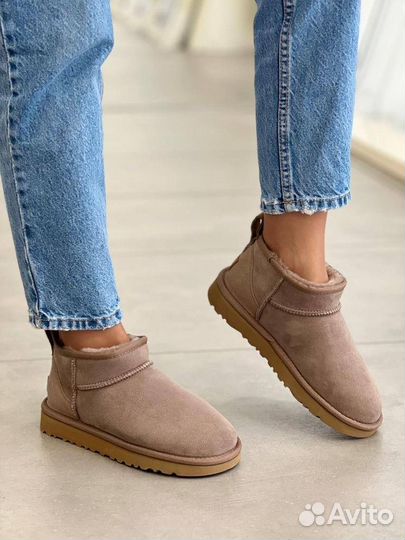 Угги ugg классические из натуральной замши низкие