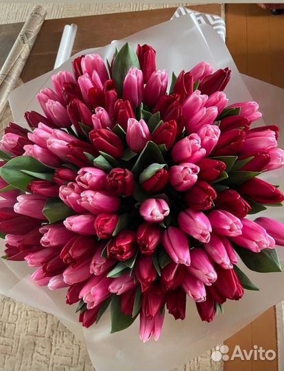 Тюльпаны к 8 марта розница