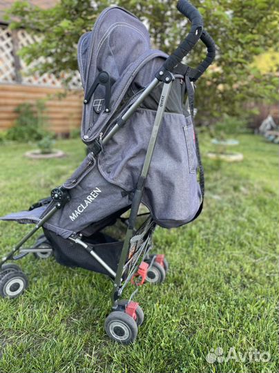 Коляска-трость maclaren quest sport denim