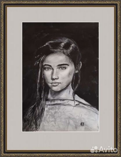 Картина Девушка в стилизованном портрете