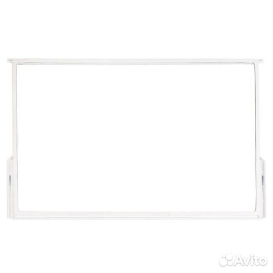 Полка стеклянная с обрамлением для холодильников М