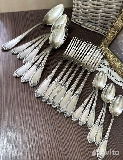 Столовые приборы Франция серебрение