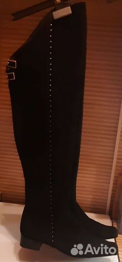 Сапоги ботфорты размер 37 замша