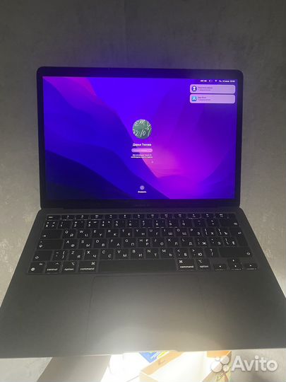 Apple MacBook air 13-inch 2020 m1 8gb 256 ssd