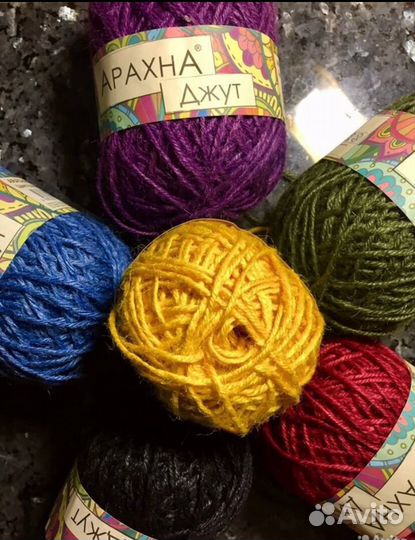 Шнур отделочный сутажный джутовый 30 метров