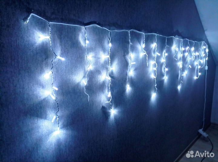 Гирлянда уличная бахрома