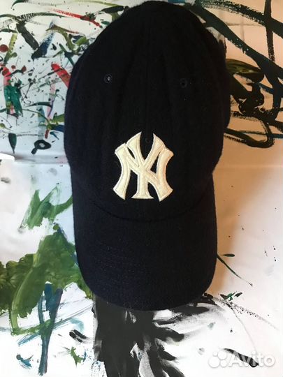 Кепка y2k new york бархатная