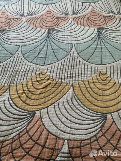 Покрывало хлопковое на кровать новое